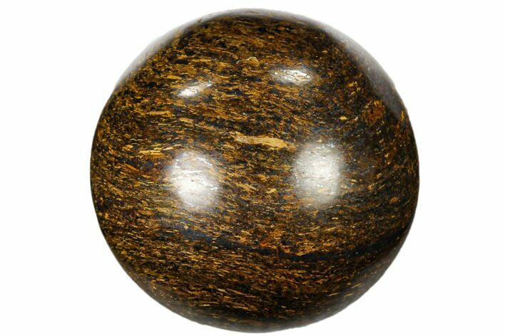 1.2" Polished Bronzite Sphere - Photo 1